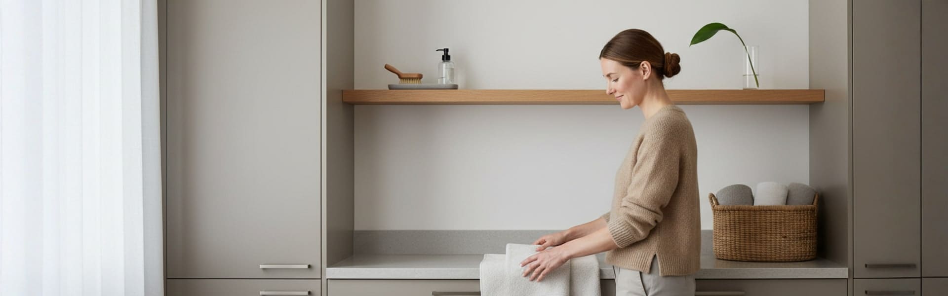 Créer un espace buanderie apaisant avec les appareils Whirlpool