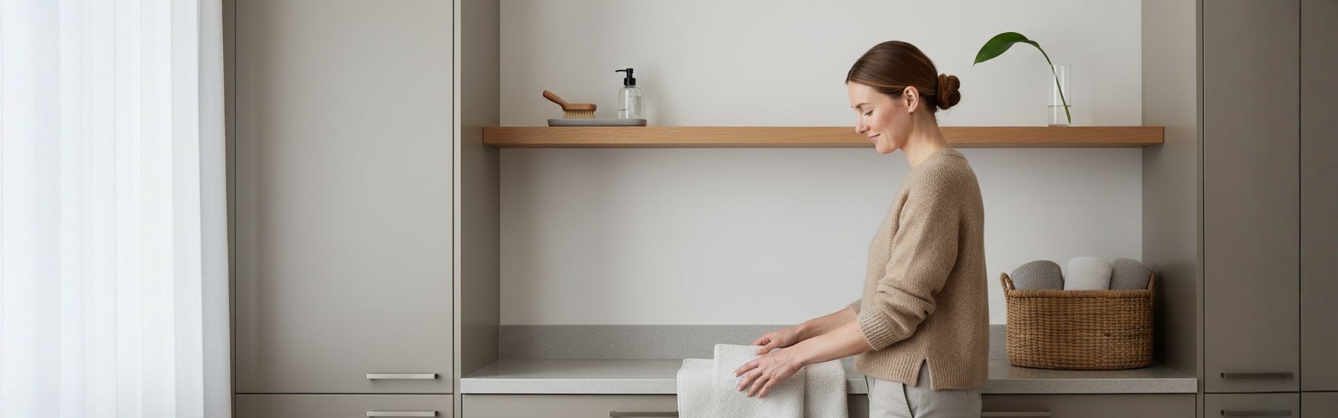Créer un espace buanderie apaisant avec les appareils Whirlpool
